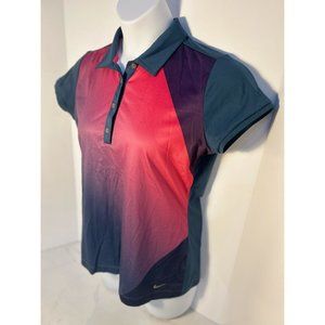 Woman's Nike Golf Tour Performance Short- Sleeve Polo Shirt Multicolored